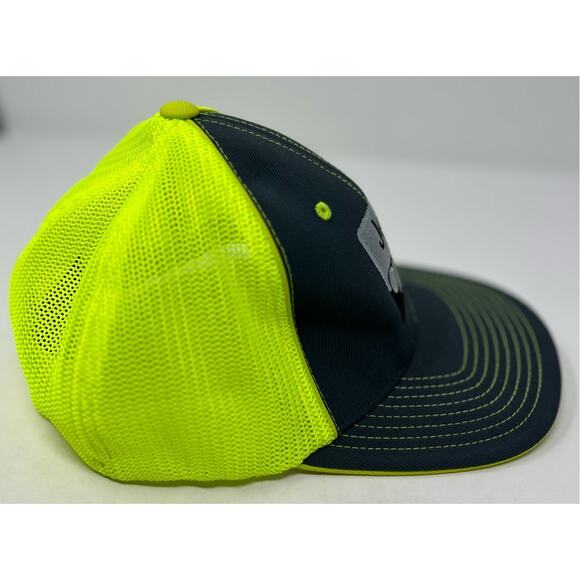 Pacific Headwear Pro Model Fitted Yellow Gray Hat 404M Sm-Med 6 7/8 - 7 3/8 Jeep - Picture 3 of 7
